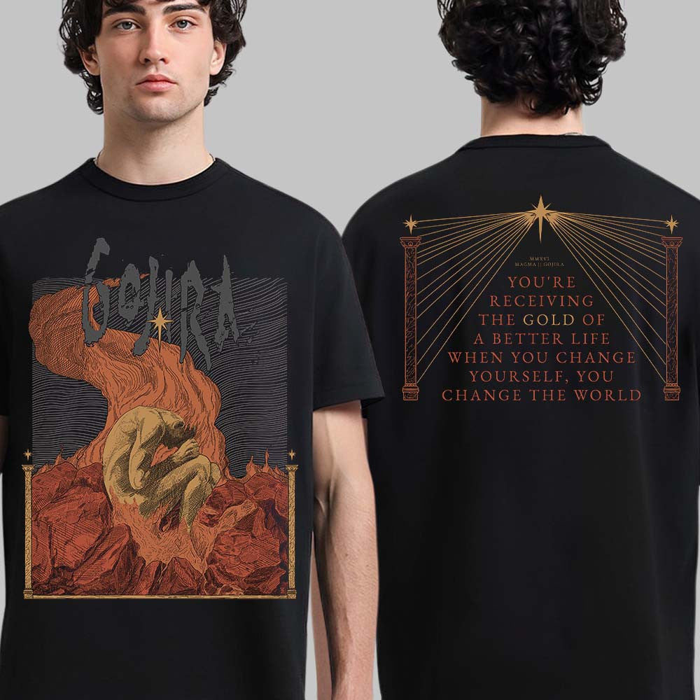 Gojira 10th Anniversary Of Magma T-Shirt Gojira Merch Best Gifts For Music Lovers - Foxy23shop