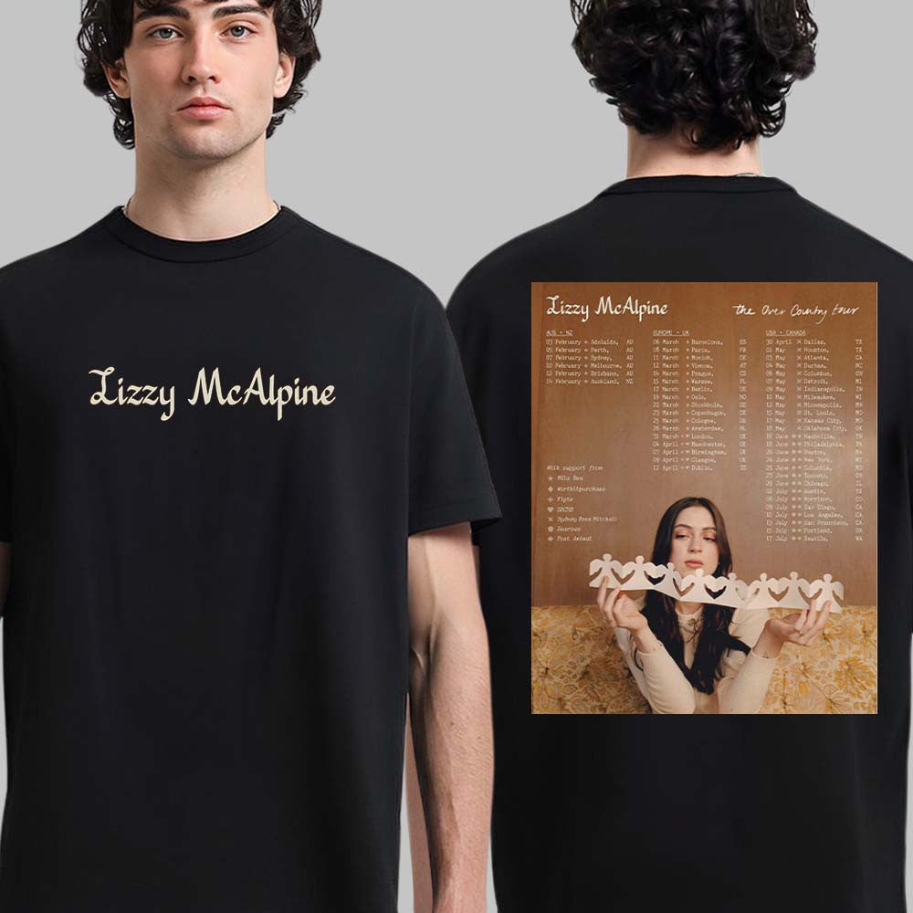 Lizzy McAlpine Merch The Over Country Tour 2027 Schedule Dates T-Shirt Gifts For Lizzy McAlpine Lover - Foxy23shop