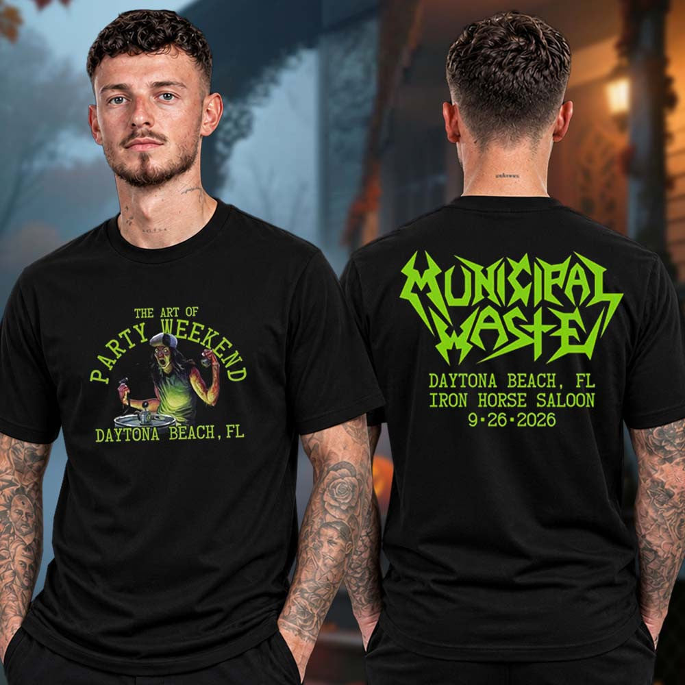 Municipal Waste The Art Of Party Weekend T-Shirt Municipal Waste Merch Music Lover Gifts - Foxy23shop