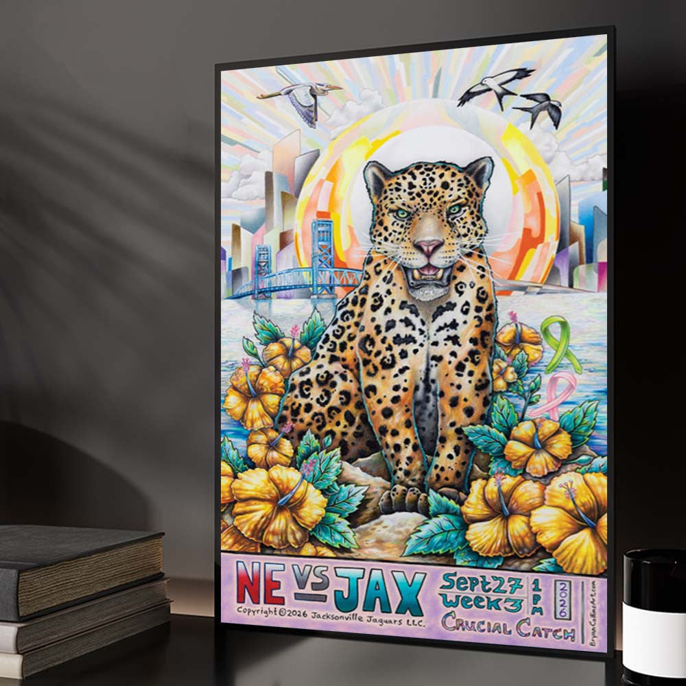 England Patriots Vs Jacksonville Jaguars Week 3 NFL 2026 Poster Best Wall Decor Football Lover Gifts - Foxy23shop