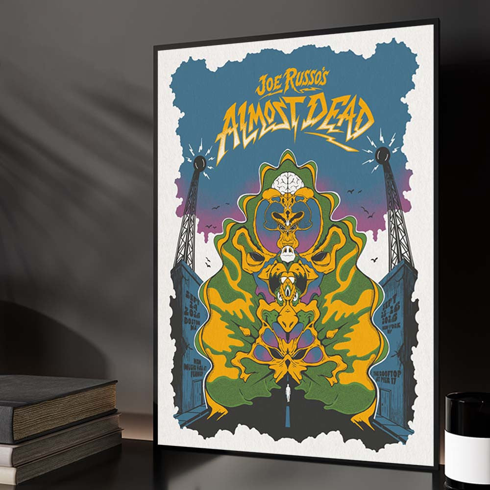 Joe Russos's Almost Dead New York NV Event Poster Best Wall Decor Gifts For Music Lovers - Foxy23shop
