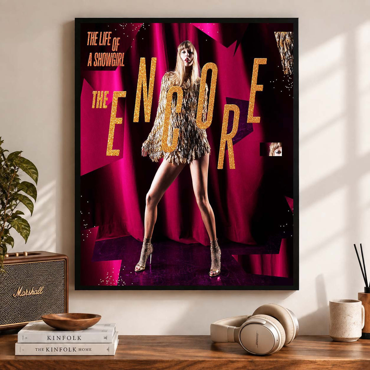 Taylor Swift The Life Of A Showgirl The Encore Poster Taylor Swift Merch Gift For Swifties - Foxy23shop