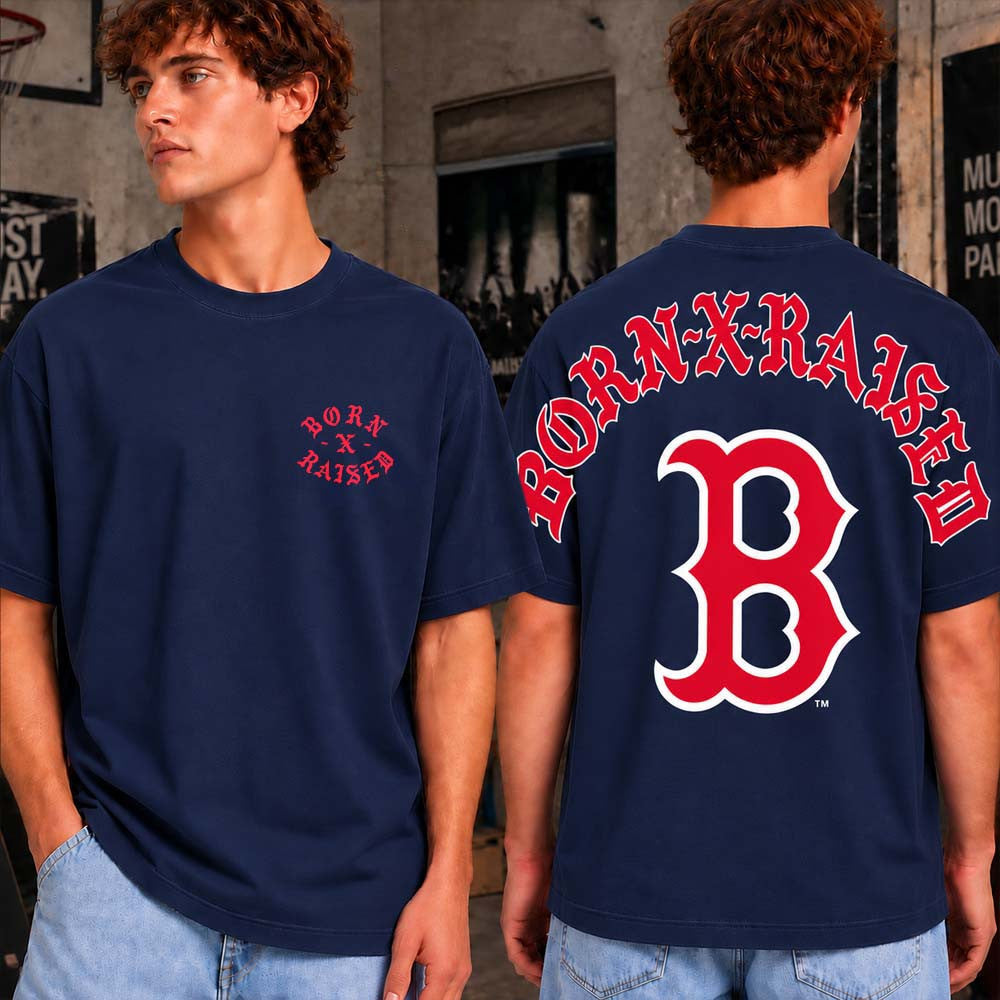 Born x Raised Merch Boston Red Sox The Majors T-Shirt Presents For Baseball Lovers - Foxy23shop