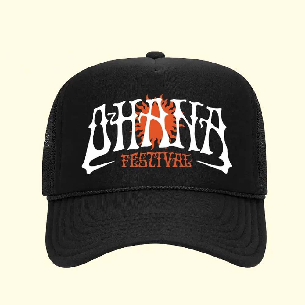 Ohana Festival 2026 10 Years In Dana Point CA Trucker Hat Music Festival Cap Gifts For Fans - Foxy23shop