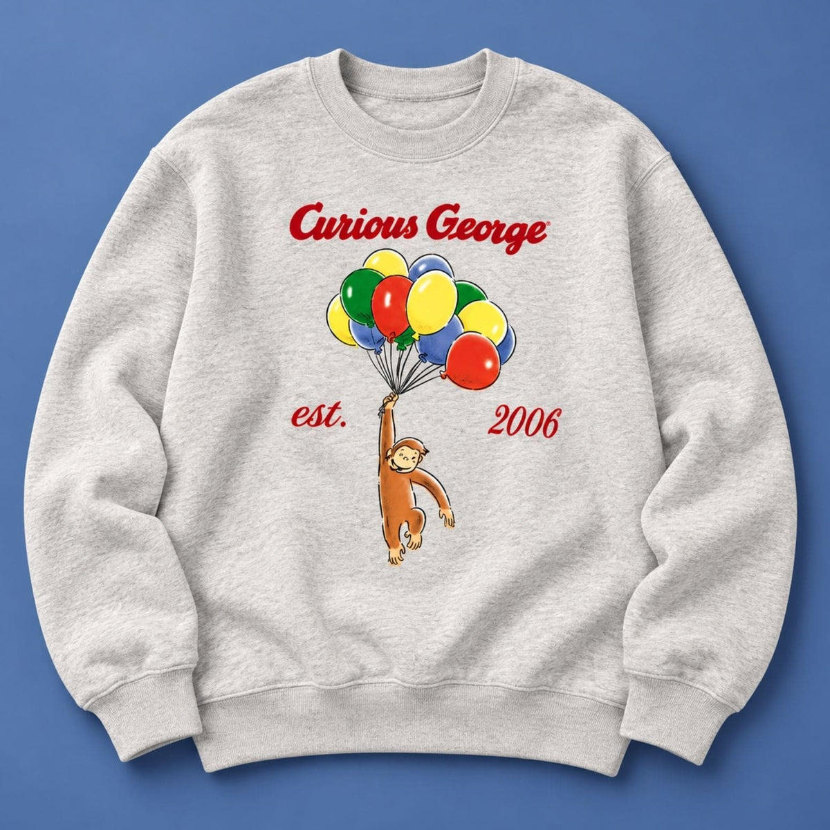 Curious George Est 2006 Sweatshirt Curious George Merch Gifts For Cartoon Lovers - Foxy23shop