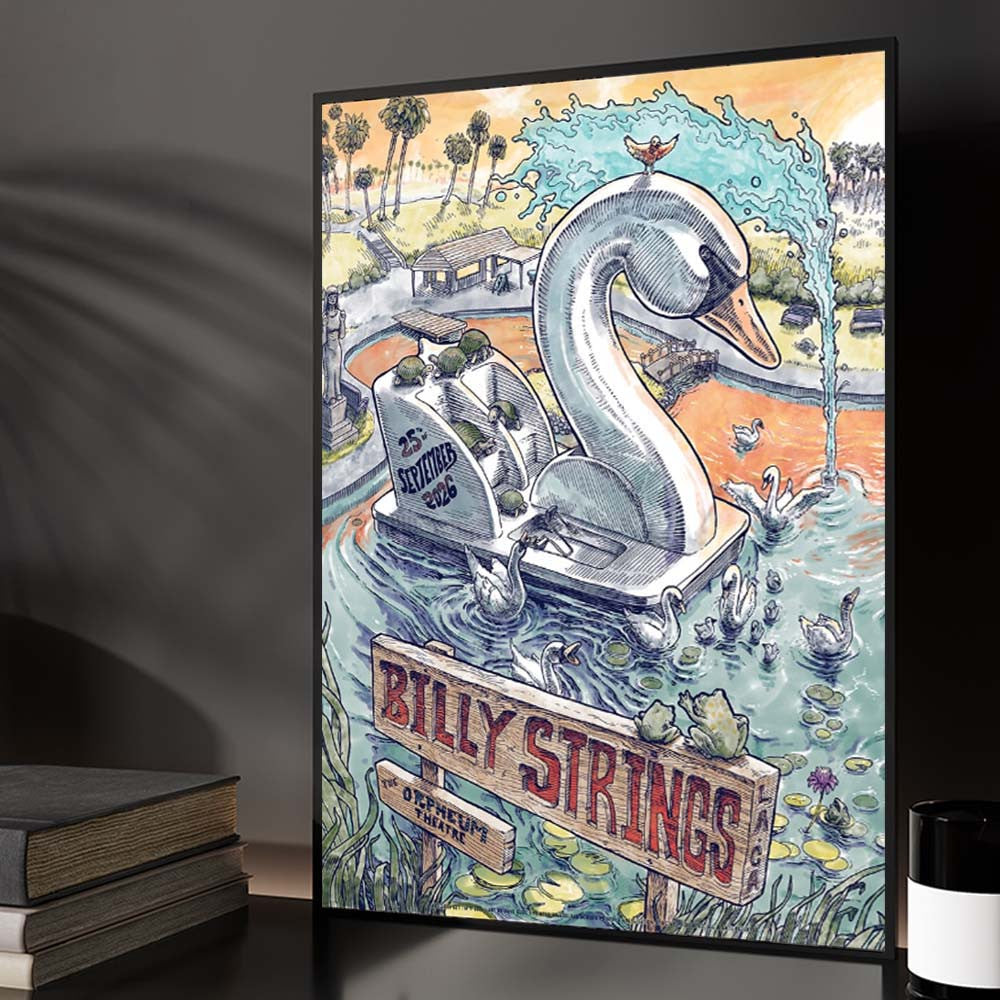 Billy Strings Los Angeles CA Event Poster Billy Strings Concert Poster Music Lovers Gifts - Foxy23shop