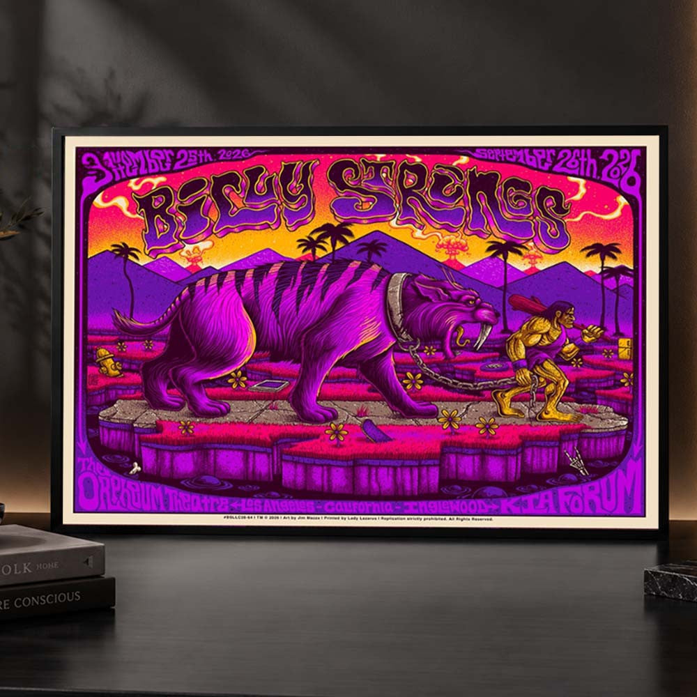 Billy Strings Los Angeles And Inglewood CA Event Canvas Billy Strings Concert Poster Gifts For Fans - Foxy23shop