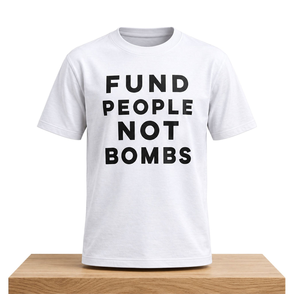 Fund People Not Bombs T-Shirt Anti War Shirt Gifts For Supporters - Foxy23shop