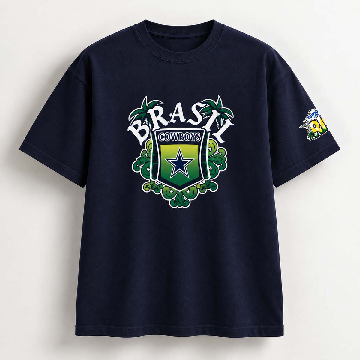 Dallas Cowboys Brasil T-Shirt Dallas Cowboys Clothes Gifts For Football Lover - Foxy23shop