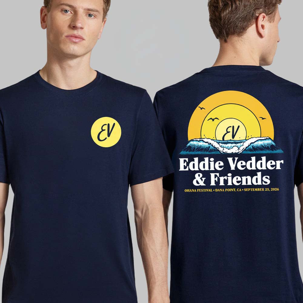 Eddie Vedder Ohana Festival 2026 Merch Event T-Shirt Eddie Vedder Clothes Gifts For Brother - Foxy23shop
