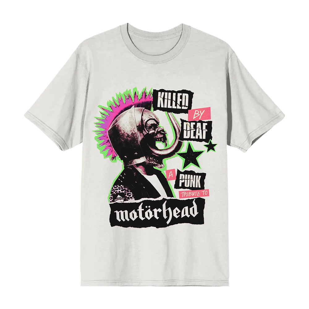 Motorhead Merch Killed By Deaf White T-Shirt Presents For Motorhead Lovers - Foxy23shop