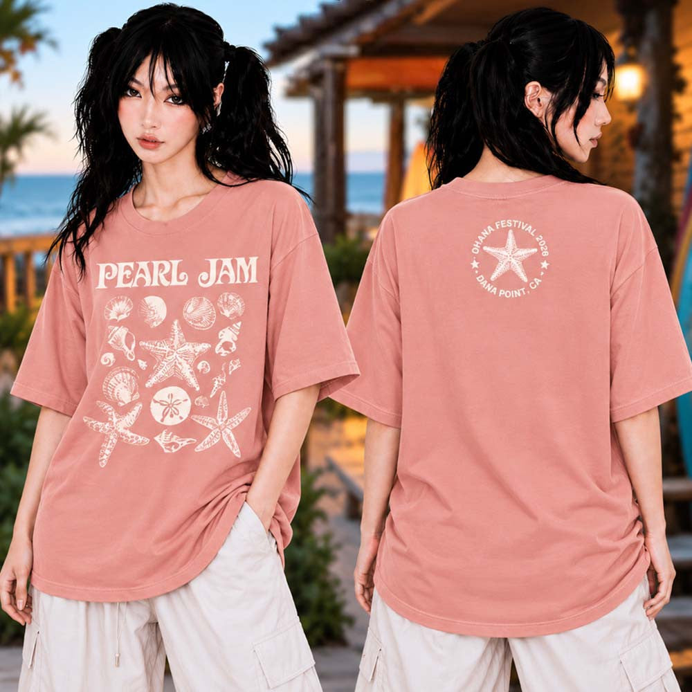 Pearl Jam Merch Ohana Festival 2026 T-Shirt Best Gifts For Pearl Jam Lovers - Foxy23shop