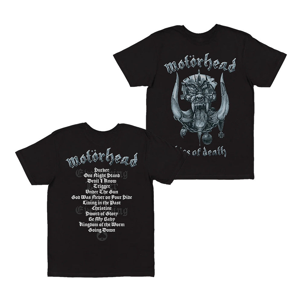 Motorhead Merch Kiss Of Death Tracklist T-Shirt Gifts Ideas For Motorhead Lover - Foxy23shop