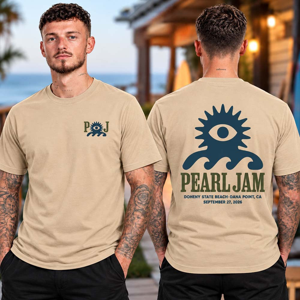 Pearl Jam Merch Ohana Festival 2026 T-Shirt Presents For Pearl Jam Fans - Foxy23shop