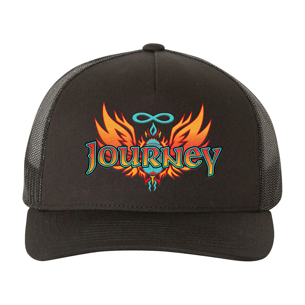 Journey Merch 2026 Final Frontier Tour Scarab Trucker Hat Journey Cap Gifts For Rock Lover - Foxy23shop