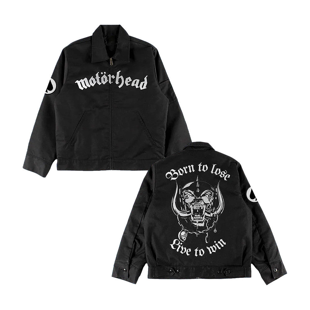 Motorhead Merch Born To Lose Live To Win Work Jacket Gifts For Motorhead Fans - Foxy23shop