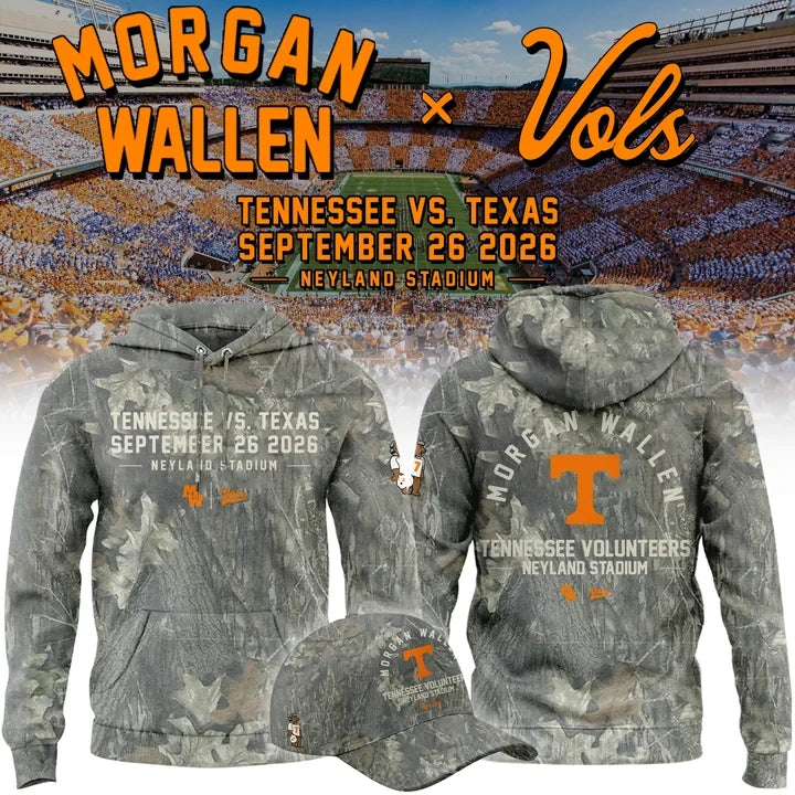 Morgan Wallen x Tennessee Volunteers Merch Neyland Stadium Event Hoodie Music Lover Gifts - Foxy23shop