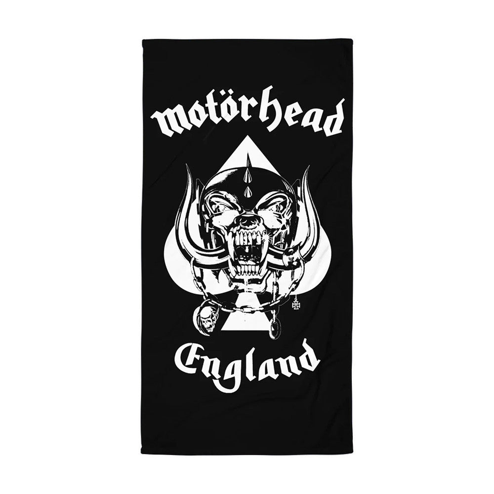 Motorhead Warpig Ace Of Spades White Beach Towel Motorhead Merch Rock Lover Gifts - Foxy23shop