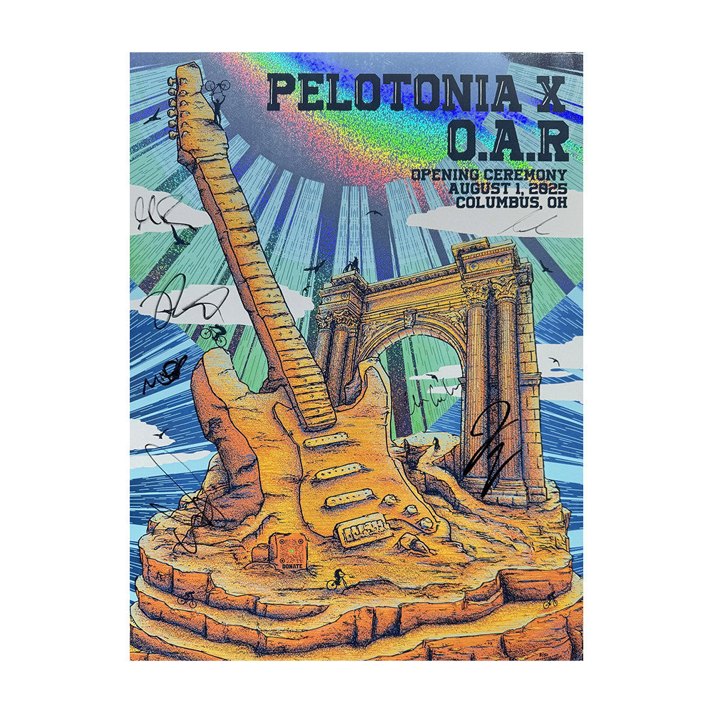 O A R Pelotonia Event Poster O A R Merch Gifts Ideas For Rock Lovers - Foxy23shop