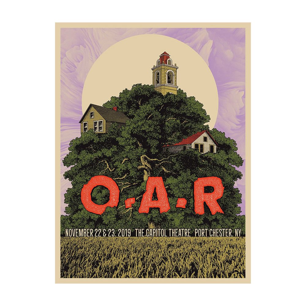 O A R The Capitol Theatre Port NY Event Poster O A R Concert Poster Gift For Fans - Foxy23shop