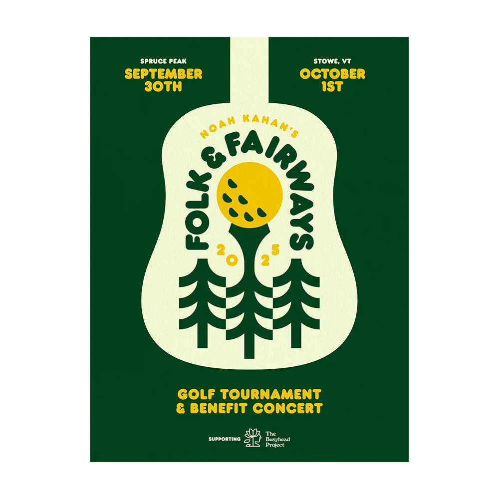 The Busyhead Project Merch Folk And Fairways Poster Best Wall Decor Noah Kahan Fans Gift - Foxy23shop