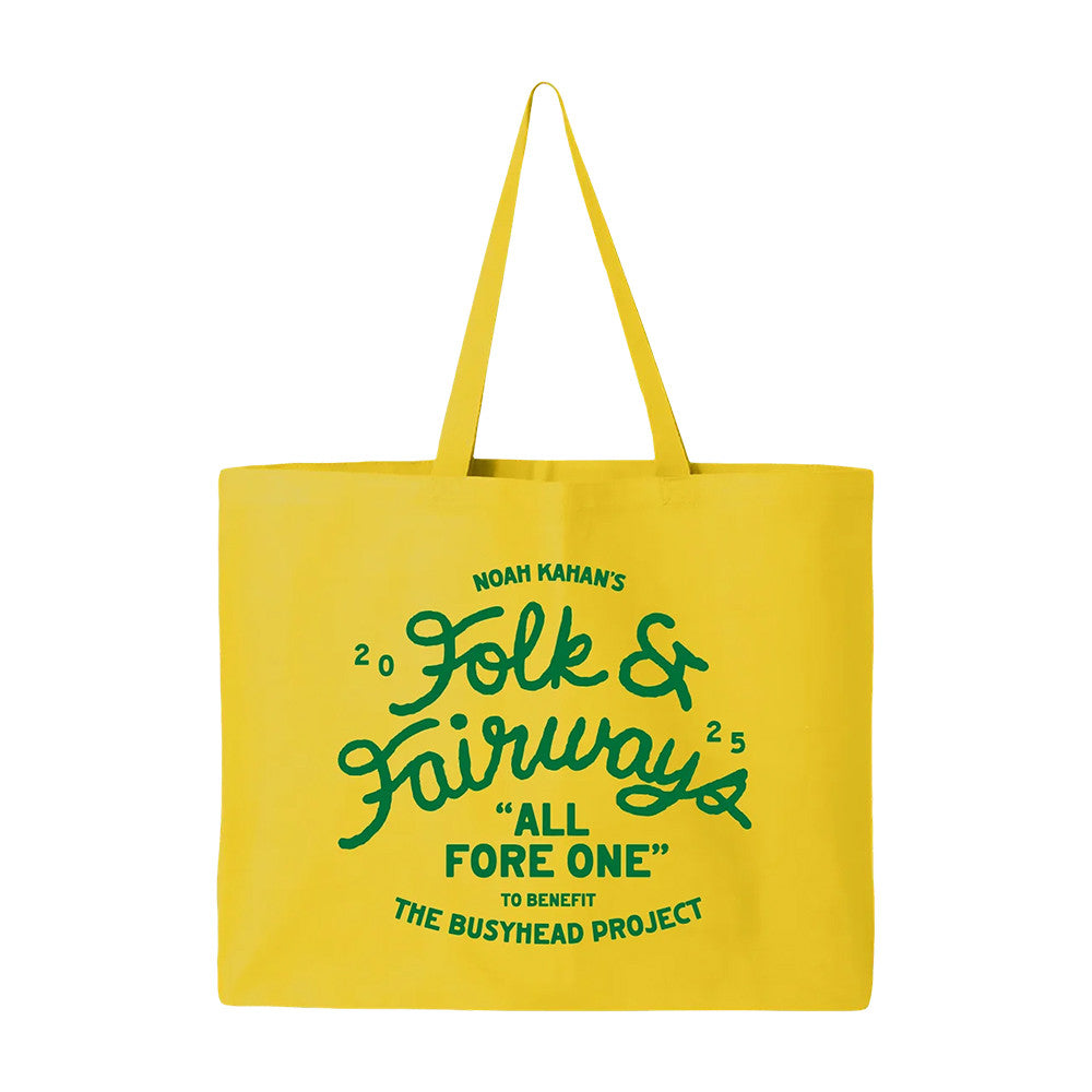The Busyhead Project Merch Folk And Fairways All Fore One Tote Bag Gift Ideas For Girlfriend - Foxy23shop