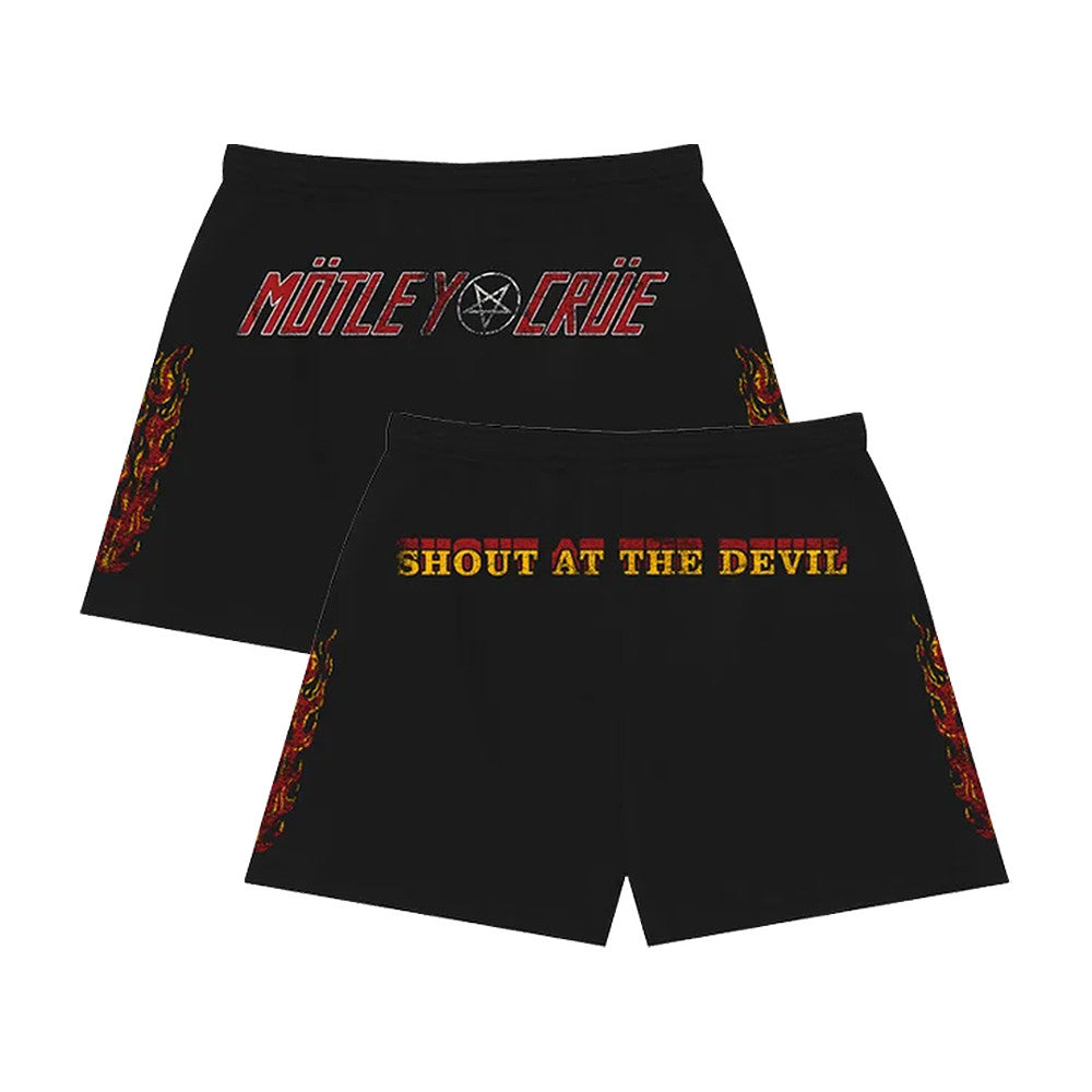 Motley Crue Shout At The Devil Shorts Motley Crue Merch Metal Music Lover Gifts - Foxy23shop