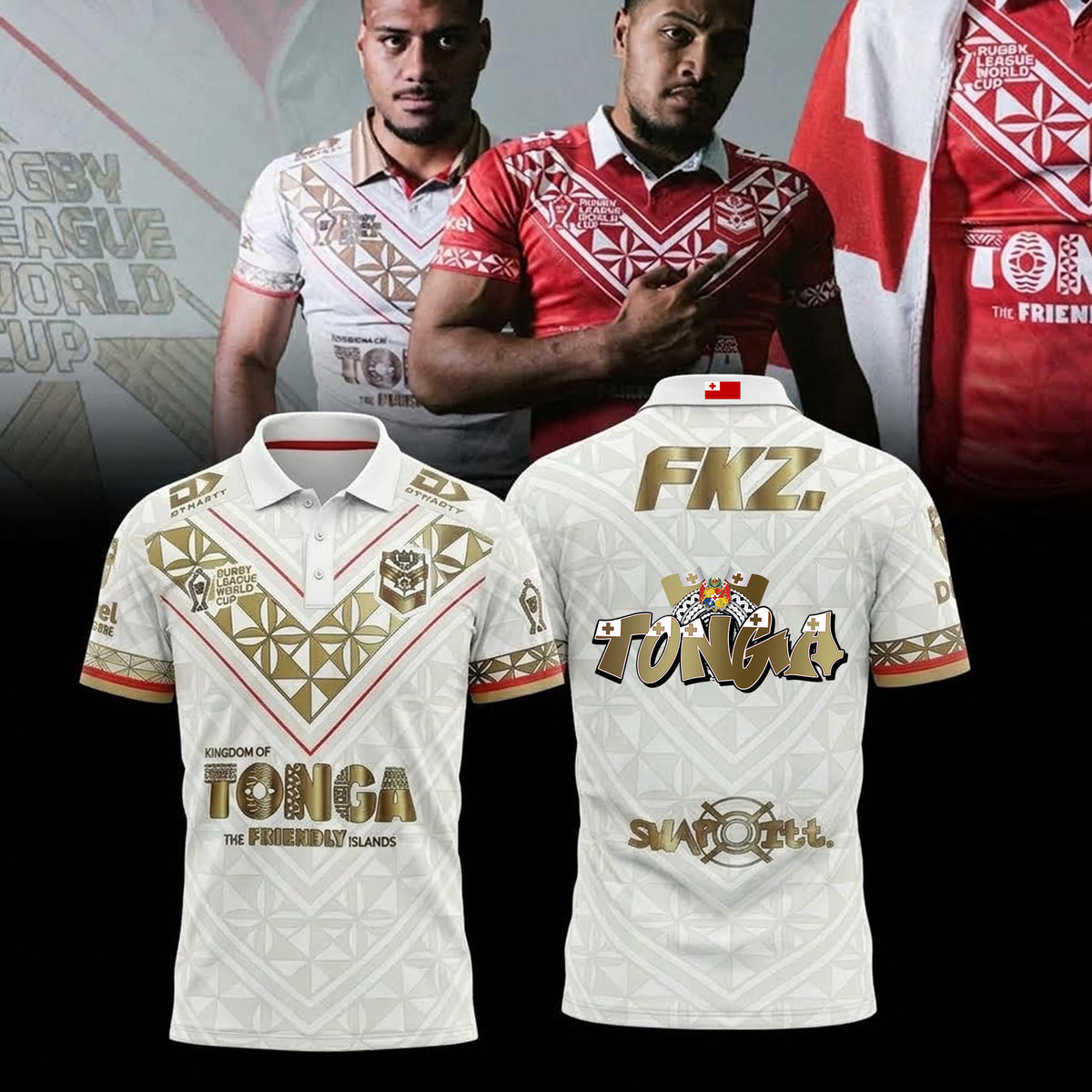 Tonga Tonga National Rugby Union Team League 2026 World Cup Polo Shirt Gift For Rugby Lover - Foxy23shop