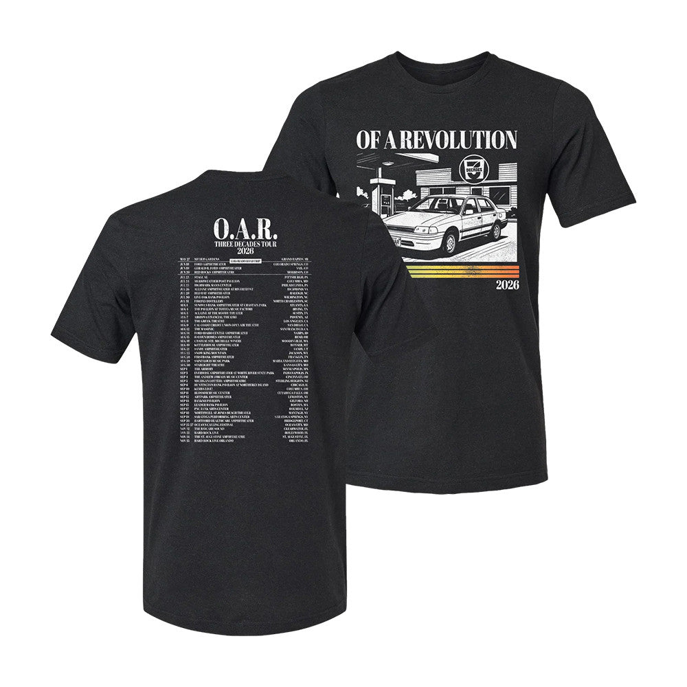 O A R S 3 Decades Tour T-Shirt O A R Merch Presents For Music Lovers - Foxy23shop