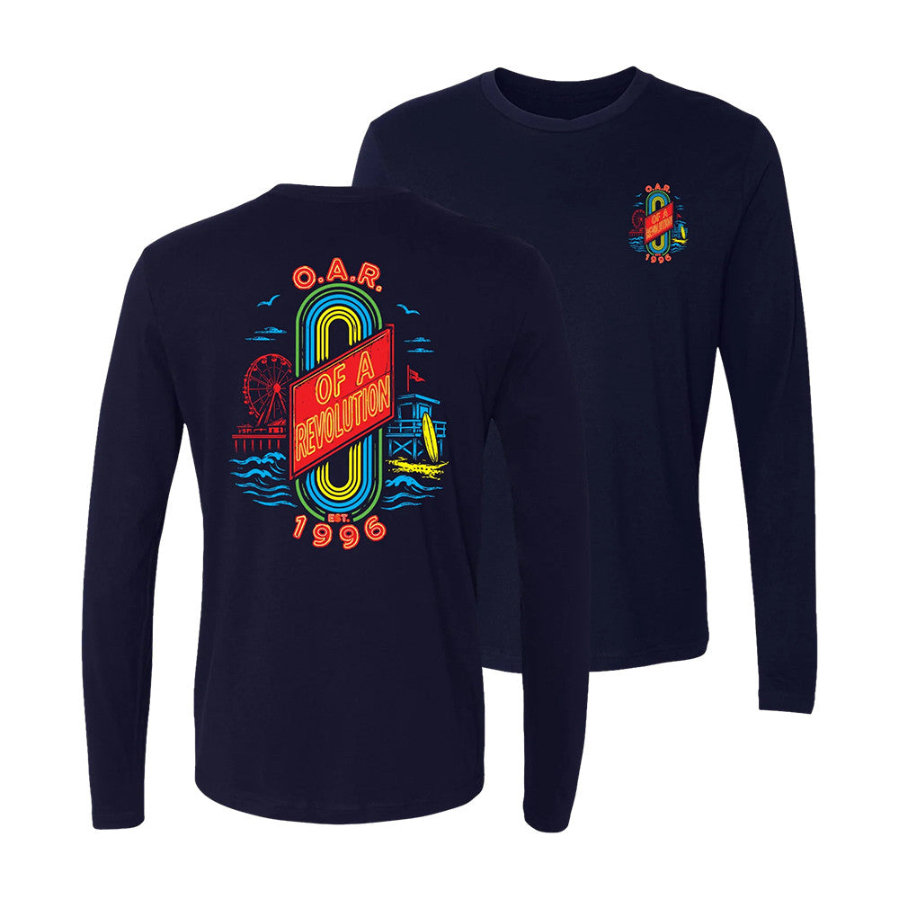 O A R Merch Ferris Wheel Long Sleeve Shirt O A R Apparel Presents For Rock Fans - Foxy23shop