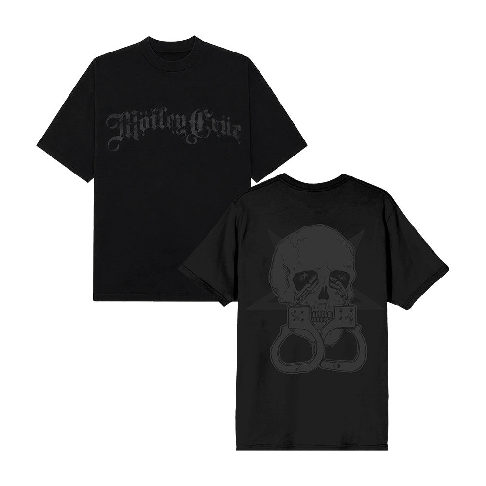 Motley Crue Merch Chained Skull T-Shirt Unique Gifts For Motley Crue Lovers - Foxy23shop