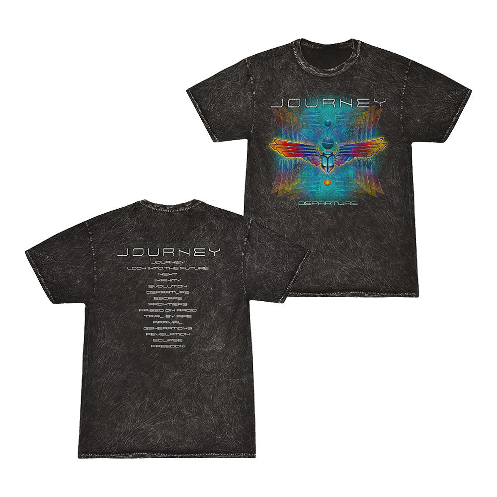 Journey Merch 2026 Final Frontier Tour Departure Mineral T-Shirt Gifts For Rock Fans - Foxy23shop