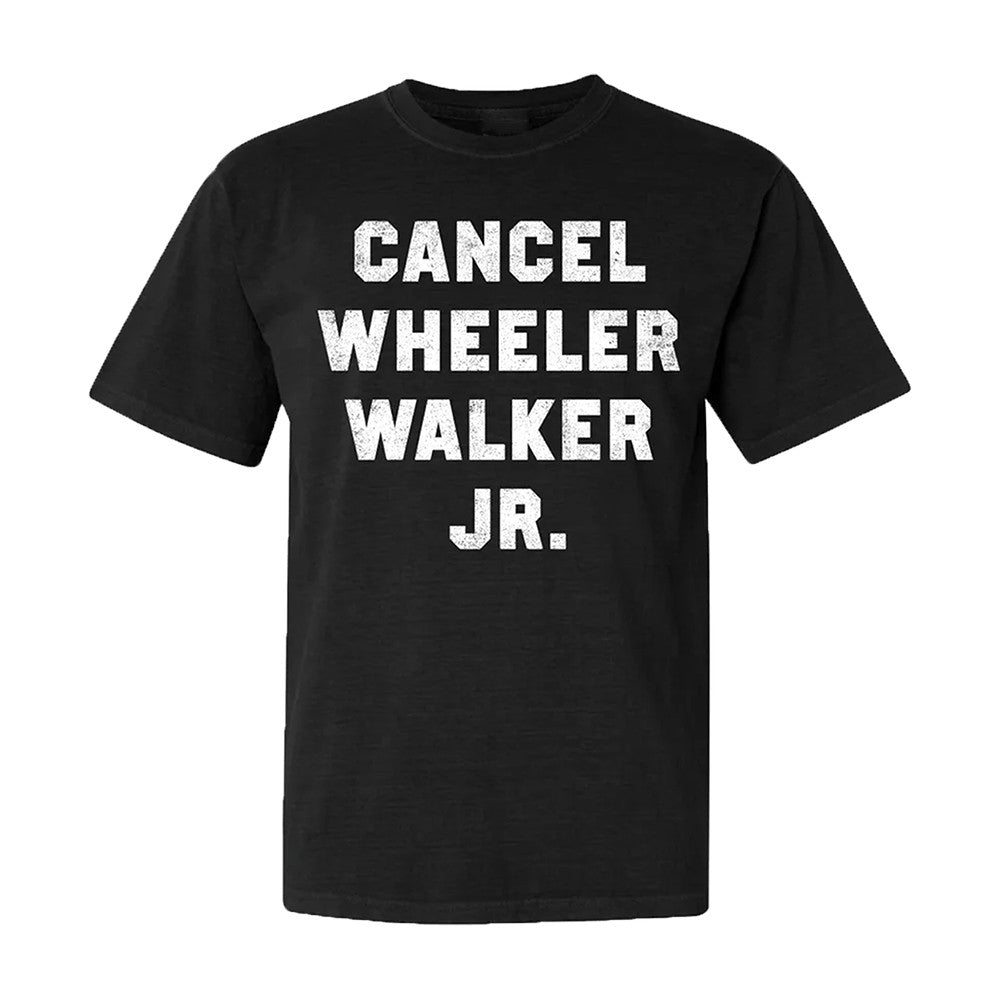 Wheeler Walker Jr Merch Cancel Wheeler Walker Jr. T-Shirt Streetwear Gifts For Country Fans - Foxy23shop