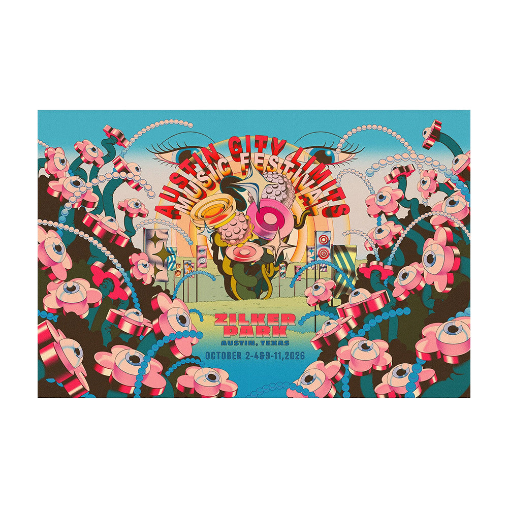 Acl Music Festival Commemorative Signed Poster Best Wall Decor Gifts For Music Lovers - Foxy23shop