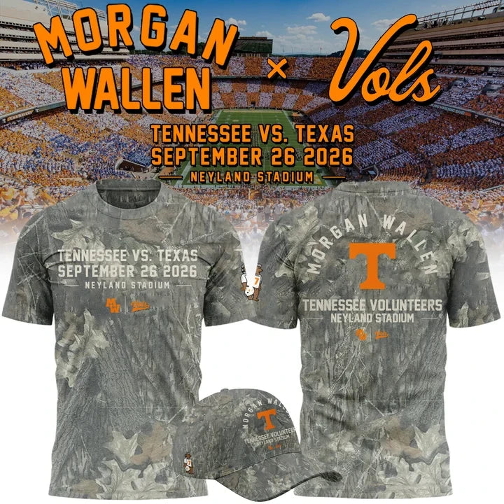 Morgan Wallen x Tennessee Volunteers Merch Neyland Stadium Event T-Shirt Morgan Wallen Lover Gift - Foxy23shop