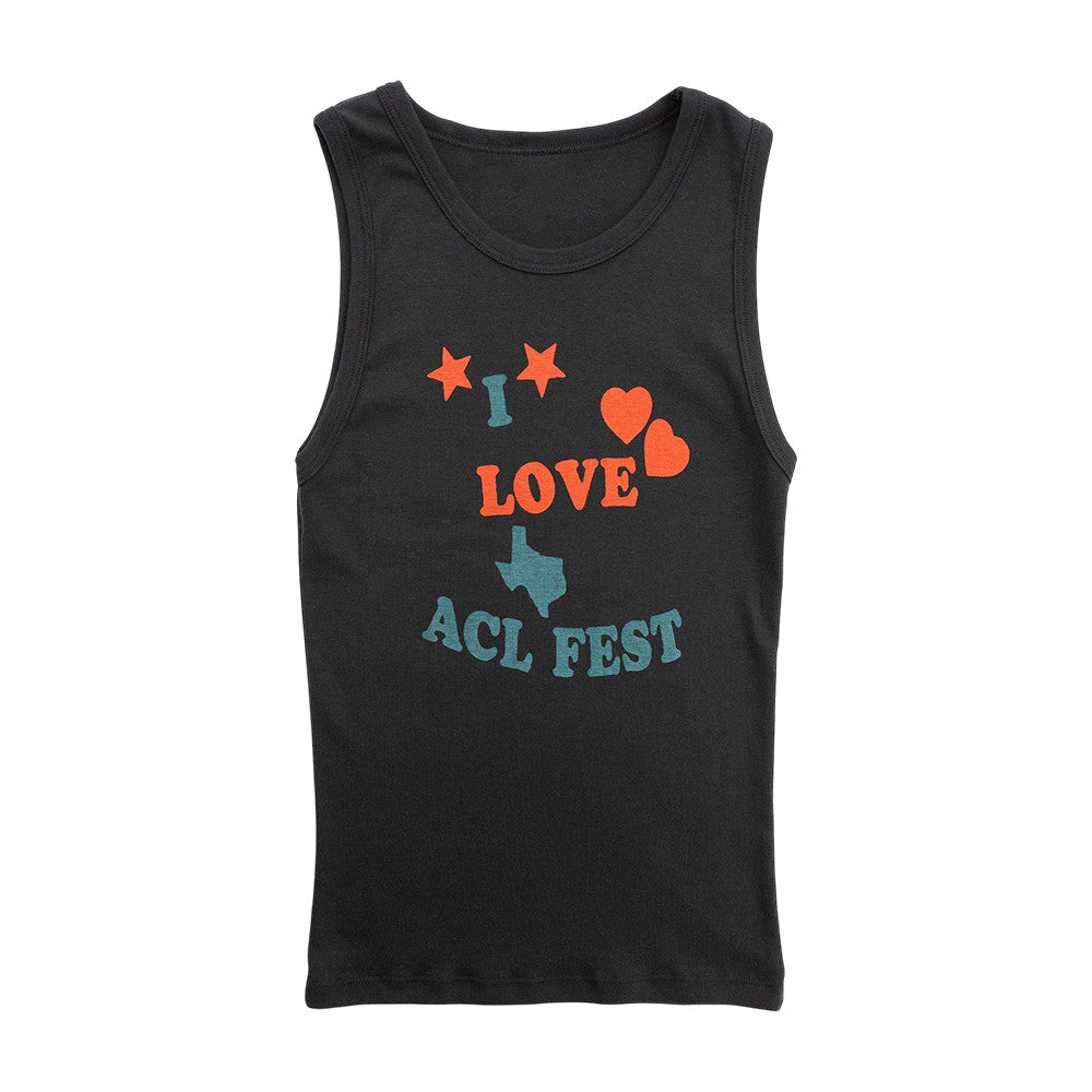 Acl Music Festival Merch I Love ACL Fest Tank Top Presents For Wife - Foxy23shop