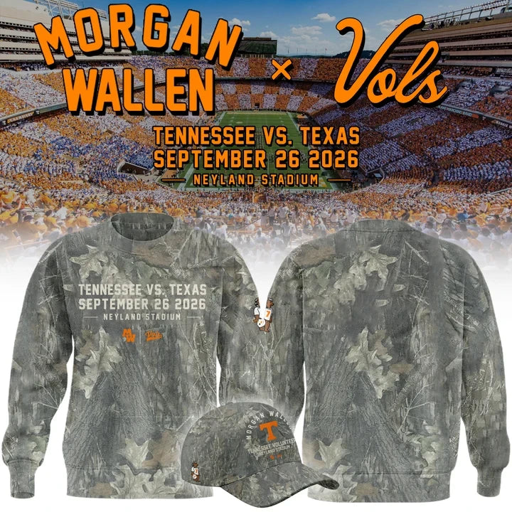 Morgan Wallen x Tennessee Volunteers Merch Neyland Stadium Sweatshirt Morgan Wallen Concert Outfits - Foxy23shop