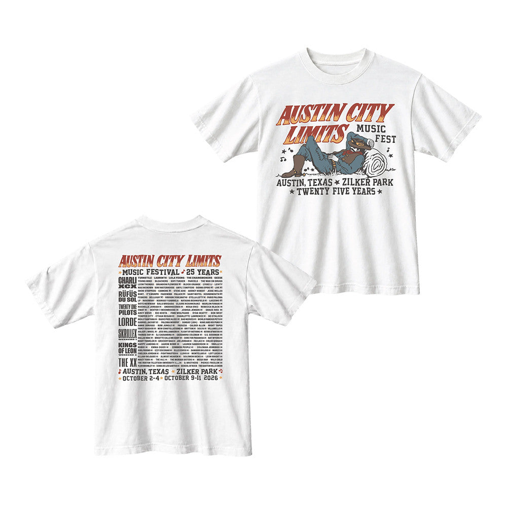 Acl Music Festival Merch Cowboy Lineup 2026 T-Shirt Presents For Music Lover - Foxy23shop