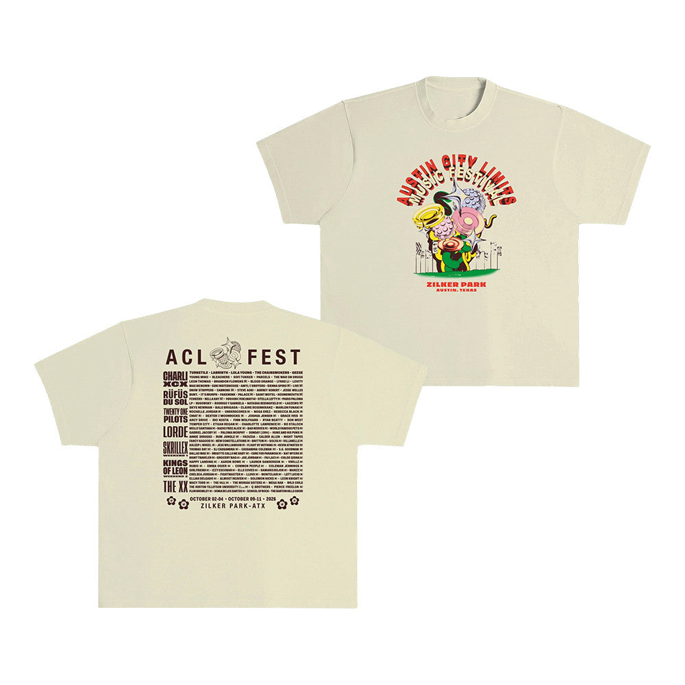 Acl Music Festival Merch Poster Lineup T-Shirt ACL Music Fest Fan Gifts - Foxy23shop
