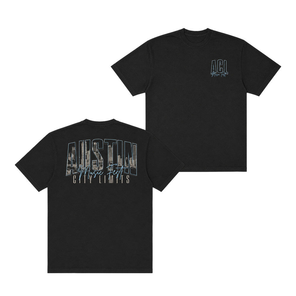 Acl Music Festival Merch Skyline Black 2026 T-Shirt Best Presents For Brothers - Foxy23shop