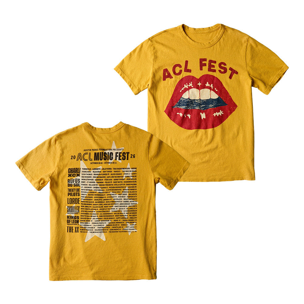 Imogene Willie X Acl Lips Lineup T-Shirt 2026 Acl Music Festival Merch Gifts For Brother - Foxy23shop