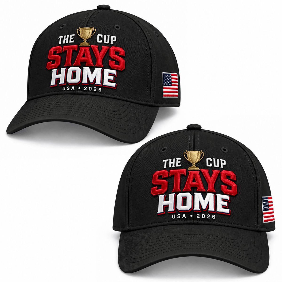 USA Presidents Cup 2026 Champions The Cup Stays Home Hat Presidents Cup Baseball Cap - Foxy23shop