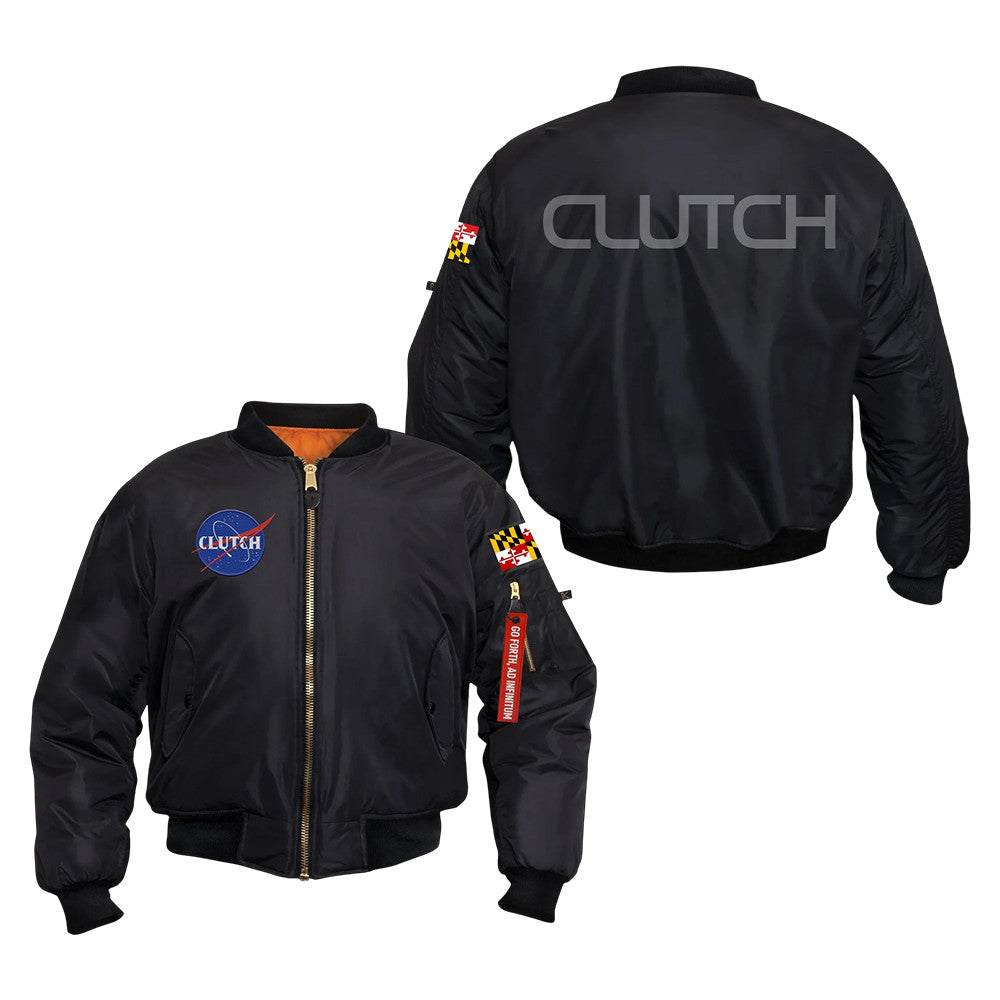 Clutch Merch Flight Bomber Jacket Clutch Clothing Presents For Brother - Foxy23shop