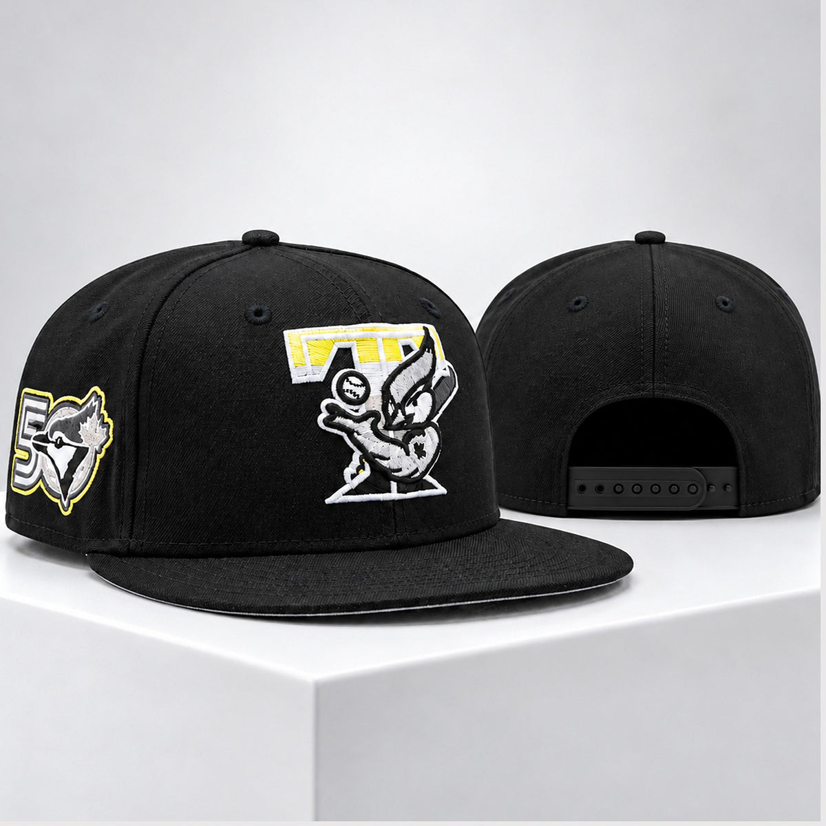 Toronto Blue Jays Volt Max 50th Snapback Hat Toronto Blue Jays Merch Gifts For Baseball Lover - Foxy23shop