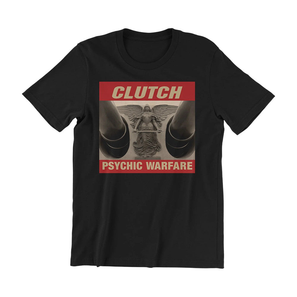 Clutch Merch Psychic Warfare Black T-Shirt Gifts Idea For Clutch Lovers - Foxy23shop