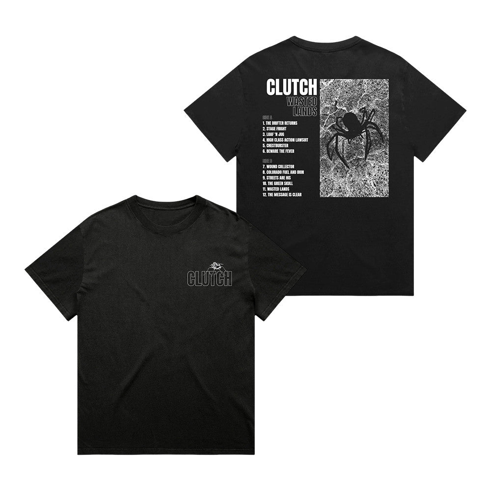 Clutch Merch Wasted Lands Spider Black T-Shirt Unique Gifts For Boyfriend - Foxy23shop