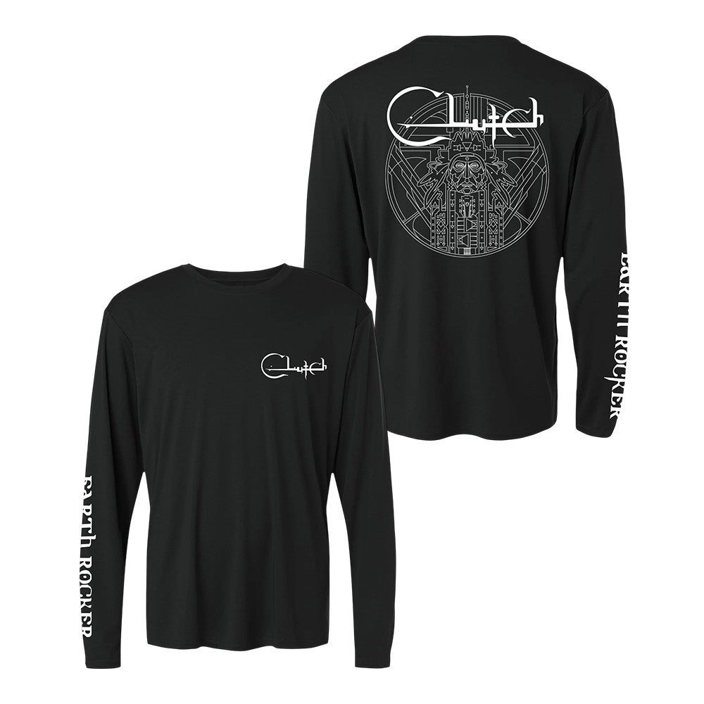 Clutch Merch Earth Rocker Long Sleeve Shirt Gifts For Clutch Fans - Foxy23shop
