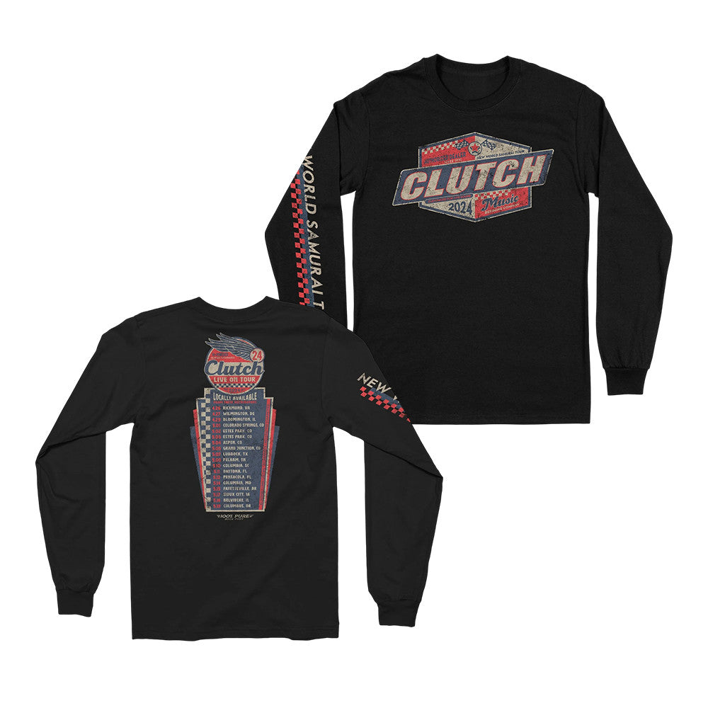 Clutch Merch New World Samurai Tour Long Sleeve Shirt Clutch Fans Gift - Foxy23shop