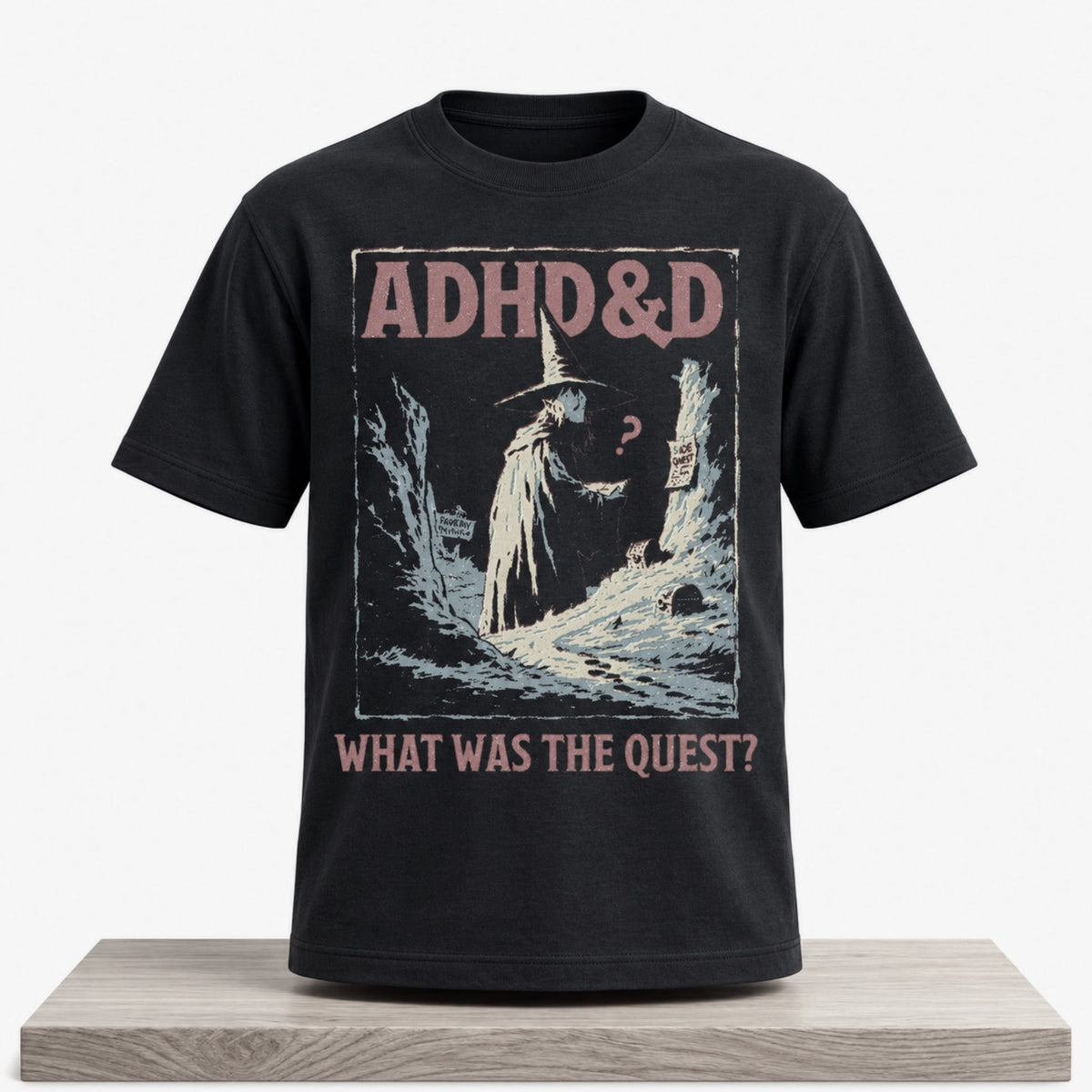 ADHD&D What Was The Quest T-Shirt Funny ADHD Shirt Gift Ideas For Brother - Foxy23shop