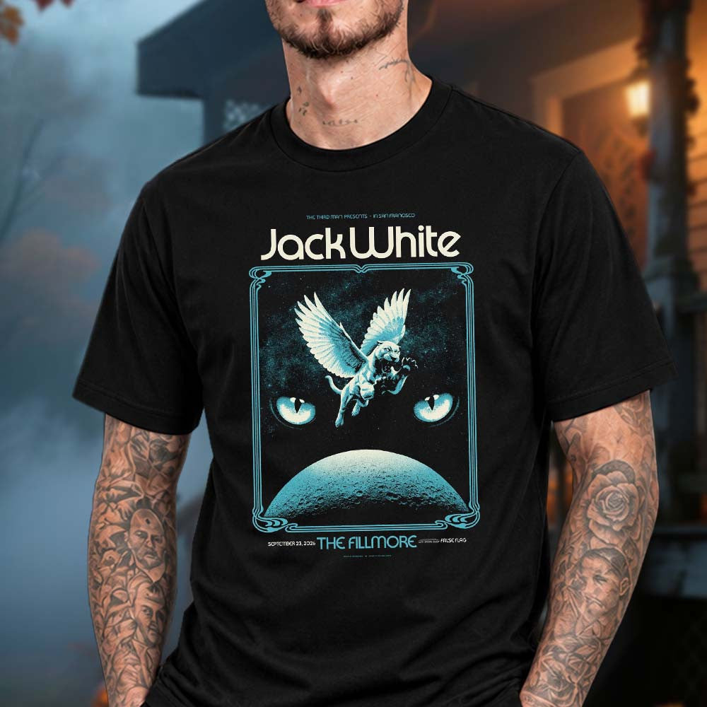 Jack White San Francisco CA Event Poster T-Shirt Jack White Merch Music Lovers Gifts - Foxy23shop